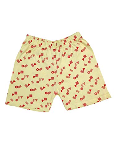 Image of IndiWeaves Girls Relaxed Fit Shorts (Multicolor, 5-6 Years) Pack of 4