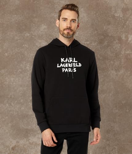 KARL LAGERFELD Men's Color Block Solid Pullover4