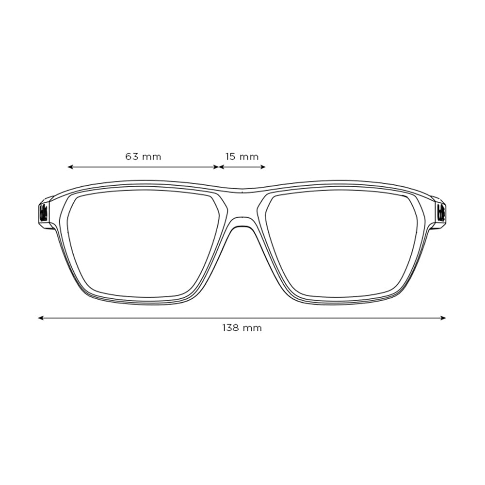 Bollé TERRUS Black Matte - Volt+ Gun Polarized - Sonnenbrillen - Größe S-M - Erwachsener
