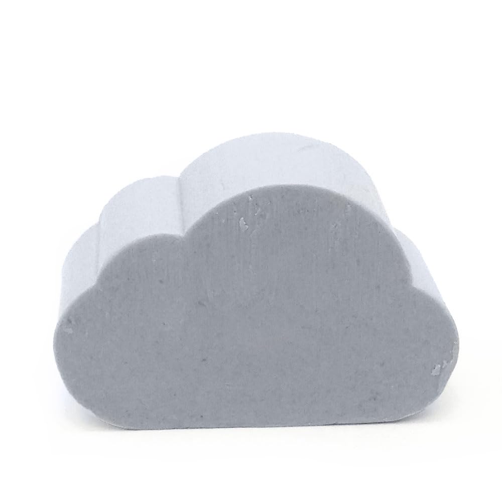 Pack ahorro 25 uds. jabones aromáticos con forma de nube - Detalle para eventos - Regalo original para invitados - Boda, bautizo, comunión - Jabón glicerina con aroma a Herbal