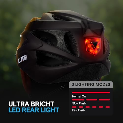 Casco de bicicleta con gafas magnéticas LUMDEER para evitar el viento 5