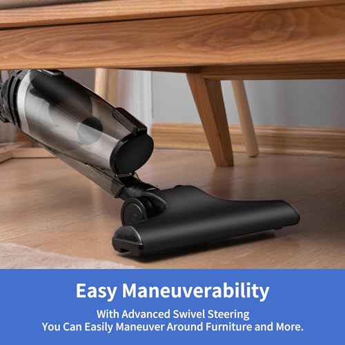 Image of Corded Stick Vacuum Cleaner for Home Pet Hair, Lightweight Stick Vacuum Cleaner with Powerful Suction for Carpet Tile and Hard Floor