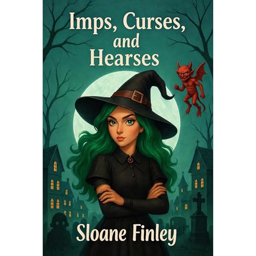 Imps, Curses, and Hearses Audiolibro Por Sloane Finley arte de portada
