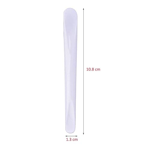 Miniatura 4 de Teensery 40 unidades de 4.2 pulgadas de plástico cosmético máscara cuchara palo máscara facial agitación cuidado de la piel crema facial máscara