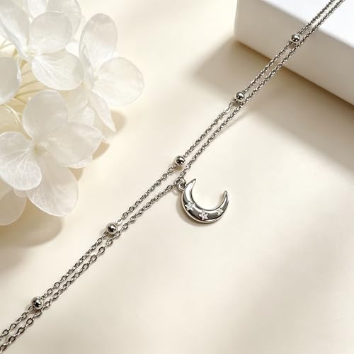 Image of TIGER RIDER Dragonfly Anklet Sterling Silver Dragonfly Gifts Jewelry for Women with Crystal Birthday Anniversary