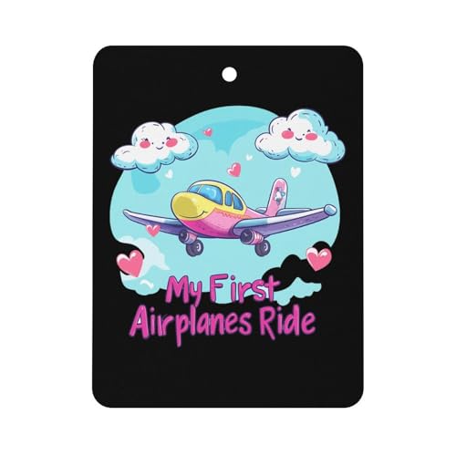My First Airplane Ride Car Air Freshener Hanging Aromatherapy Tablets for Car Accessories Square