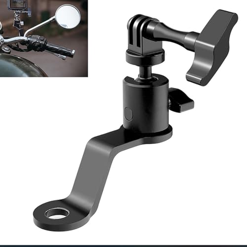 Fixation caméra de rétroviseur anti-vibration en aluminium pour éliminer le flou