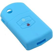 2 Buttons Silicone Remote Car Key Cover, for Mazda 2 Demio 3 5 6 2003 2004-2013 M5 CX7 CX9 RX8 MX5 Car Accessories