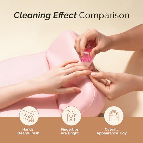 Image of MelodySusie 8PCS Nail Polish Gel Remover Tools Kit with Nail Clips Bottle | 220ml Nail Polish Remover Bottle 100PCS Nail Remover Cotton Pad Nail Brush Cuticle Pusher /Peeler Nail File Buffer Block