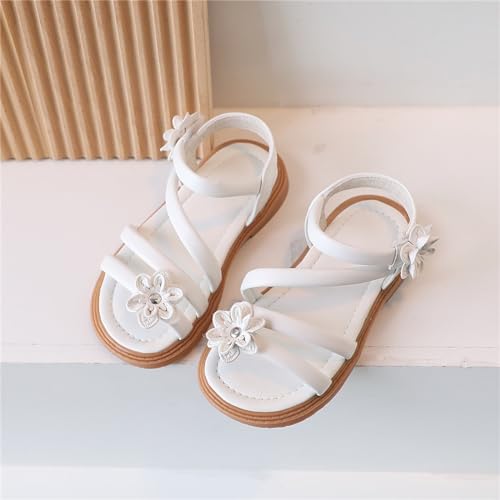 Toddler Kids Girls Flat Sandals Casual Open Toe Flower Design Light Weight Adjustable Straps Summer Walking Sandals3