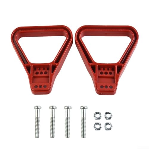 2 maniglie per connettere/scollegare rapidamente la batteria, 120 A/175 A 600 V, connettore di alimentazione per carrello elevatore (175 A, rosso)