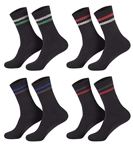 Sockenversandhandel - Calcetines de deporte - para hombre Negro Schwarz-Ringel Cover
