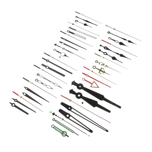 DECHOUS 15セット 軽量プラスチック製時計針 壁掛け時計修理キット 初心者向け 耐久性とスル兼備