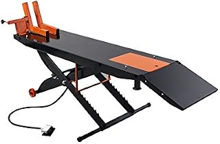 APlusLift MT1500 1,500LB Air Operated 24" Width Motorcycle Lift Table