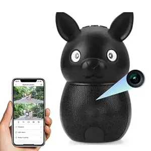 TECHNOVIEW 4k WiFi Camera Bluetooth Speaker Full HD WiFi Camera Audio Video Recording 32GB Inbuilt Memory - Security Camera - BT Speakera Camera