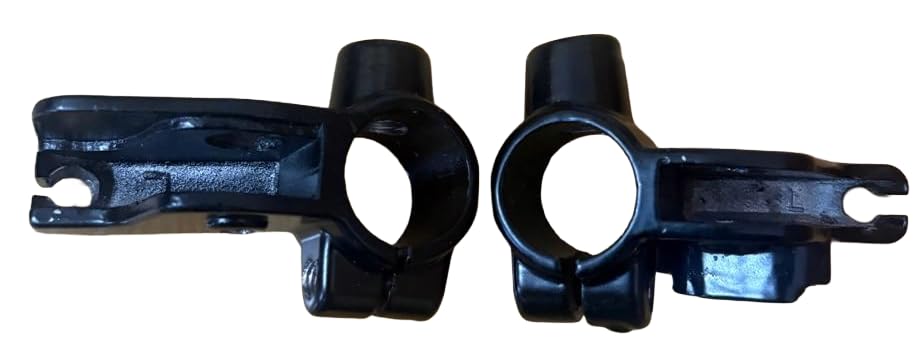 LA Products Clutch & Brake Lever Yoke Set Compatible with Bajaj CT-100 / Patina | Set of 2 | OEM Fit | Chrome Finish | Spring-Loaded | Direct Fit All Years-image-43
