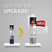 Sika - Sikaflex-521 UV, witterungsbeständiger, haftstarker Dichtstoff, 300 ml, weiß (Alte Version - Neu Sikaflex-522) (Packung mit 2) – Ansicht 2