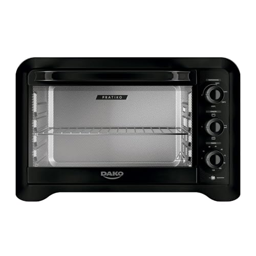Dako Forno Elétrico de Bancada Pratiko, Preto, 50 Litros, Timer 120 Minutos, Função Grill, 127V