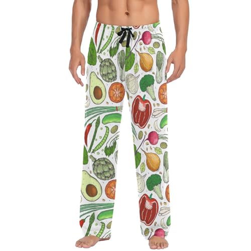 Pantalon de pyjama homme à légumes pour des matins cocooning confortables