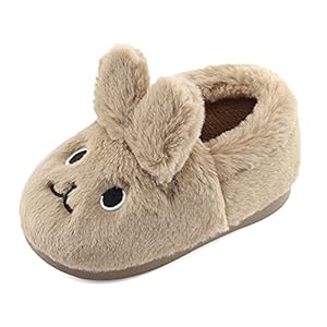 MK MATT KEELY Toddler Girls Bunny Slippers Winter Warm Shoes Rabbit House Soft Slippers