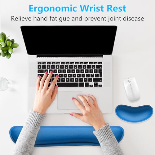 Repose-poignet pour clavier et souris en mousse à mémoire de forme