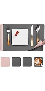 10 Best Waterproof Table Mats And Coasters For Your Kitchen Myir Jun Leather Sets - August 2025