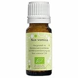 Nux vomica Bio Streukügelchen • für Kinder und Erwachsene • hergestellt mit Mikroverdünnung aus Nux vomic C30 • 10g • zertifizierte Bio-Qualität: DE-ÖKO-007