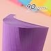 Lined Sticky Notes 3x3 Sticky Notes with Lines Self-Stick Notes Bright Color 4 Pads 90 Sheets/Pad (Purple)