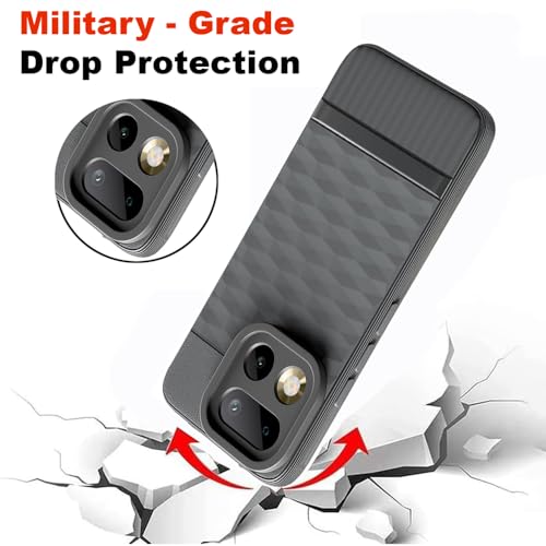 Image of Shockproof Case Compatible with Realme 16 Pro 5G | Full Camera Protection | TPU Flexible Back Cover for Realme 16 Pro 5G (Graphite Grey)