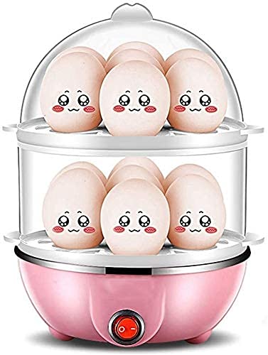 Egg Boiler Egg Boiler Multi Function Rapid Electric Egg Cooker 14 Eggs Capacity Removable Tray Fast Egg Boiler Steamer Automatic Shut Off (Color : A)