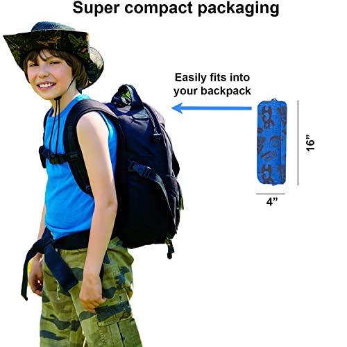 Kidzadventure 2 In 1 Kids Play Tent/Kids Tent For Camping | 1 – 2 Person Backpacking Tent For Kids | Ultralight Indoor & Outdoors Kids Tents – Adventure Theme #TOP2