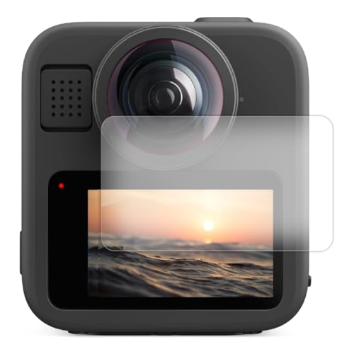 ���f�B�A�J�o�[�}�[�P�b�g �ی�t�B���� �݊��i GoPro MAX2 �p �t�� �ی� �t�B���� ���d�x9H �u���[���C�g�J�b�g �N���A����