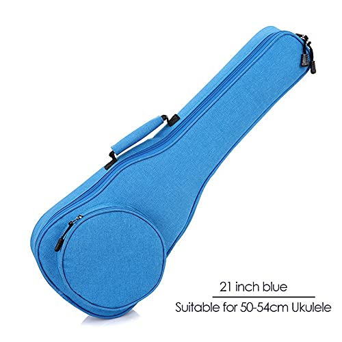 Nicfaky Housse ronde pour ukulélé de poche 10 mm en éponge portable étanche Bleu - Les Beatles, Paul McCartney, John Lennon, RIngo Starr, George Harrison Nicfaky Housse ronde pour ukulélé de poche 10 mm en éponge portable étanche Bleu – Image 4
