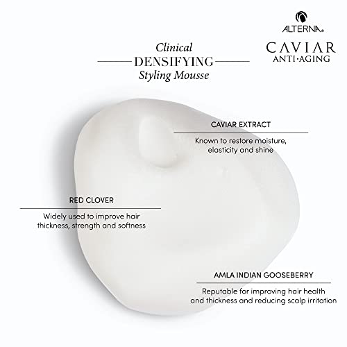 Alterna Caviar Anti-Aging Clinical Densifying Styling Mousse, | Thickens & Provides Hold For Thinning Hair | Sulfate Free , 5.1 Oz (Pack Of 1) #TOP4
