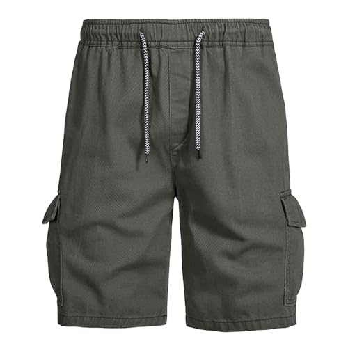 Shorts casual bermudas d'été outdoor en toile résistante coupe droite pour homme actif
