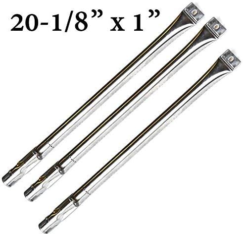 Grill Burner for Chargriller 3001, Chargriller 3030, Chargriller 4000, Chargriller 5050, King Griller 3008, 5252 Gas Models, 3-Pack
