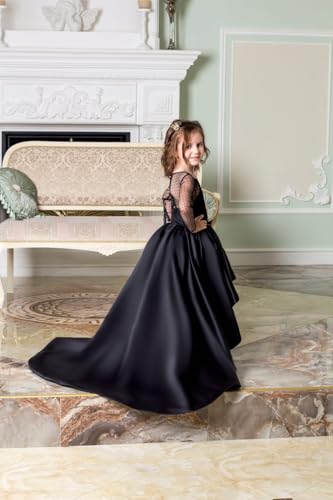 Image of TILISM Girl's Silk Fit and Flare Knee-Length Wedding Dress | $P