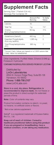 LivOn Laboratories Lypo-Spheric Glutathione