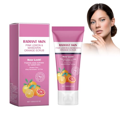Exfoliación Suavizante de Limpieza Profunda, Exfoliación Iluminadora de la Piel, Gel Exfoliante Facial Iluminador, Exfoliante Facial Hidratante Para Eliminar la Piel Muerta