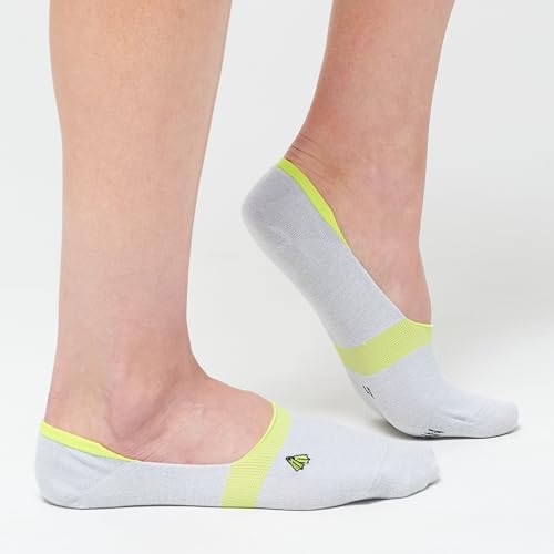 Foot Cardigan No Show Colors Socks 5 Pack, Unisex4