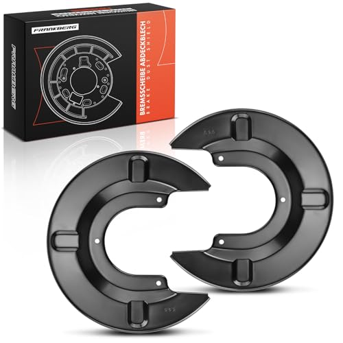 Frankberg 2x Brake Dust Shield Compatible with Transporter IV Bus 70B 70C 70J 70K 7DB 7DC 7DJ 7DK 1.8L-2.8L 1990-2003 Transporter IV Box 70A 70H 7DA 7DH 1.9L-2.8L 1990-2003 Replace# 7D0615611A