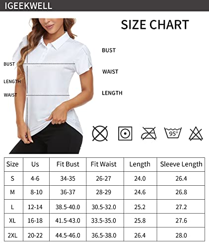 Womens Golf Shirts Petal Sleeve Upf 50+ Polo Shirts Moisture Wicking Tulip Short Sleeve Sports Athletic T Shirt Collared 3 Button #TOP5