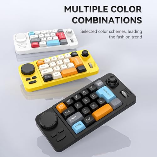 Clavier de jeu macro programmable : 19 couleurs et double molette ergonomique - 6