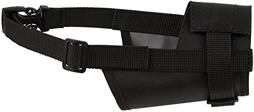 Collardirect 2-Pcs Set Dog Muzzles - Adjustable Soft Breathable Nylon Dog Mouth Guard Cover For Small, Medium And Large Dogs, Anti Chewing, Barking & Biting (2 Black; L/Xl (2 Count)) #TOP6