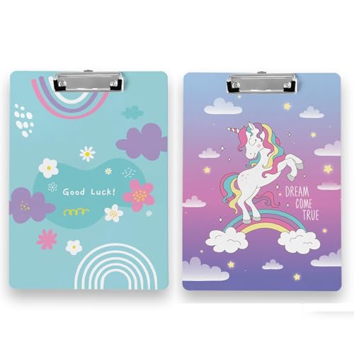Image of Clipboard Drawing, Writing, Exam Board with Clip (Size - 24x36 cm) Sturdy, Lightweight for Office, School, College (Pink)