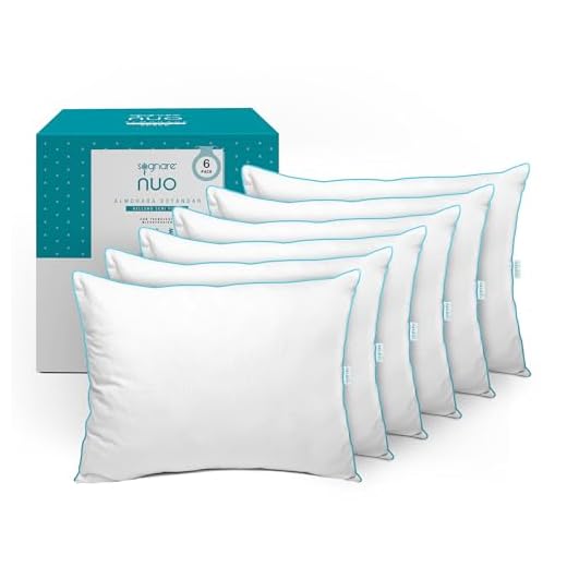 Sognare® Nuo 6 Pack Almohadas Tamaño Estándar Semi Firme