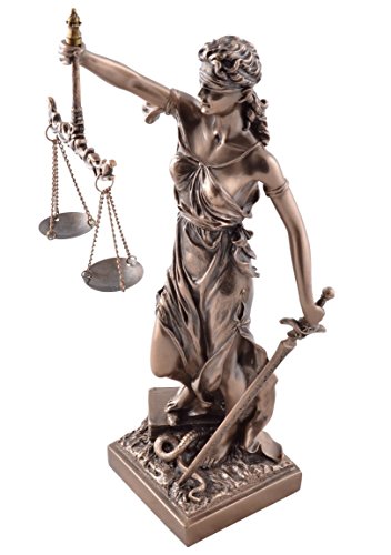 Justitia Statue von Veronese – Göttin der Gerechtigkeit aus Polyresin