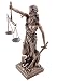 Unbekannt Estatuilla de la Justicia, Escultura Color Bronce de Dioses Romanos, 33...