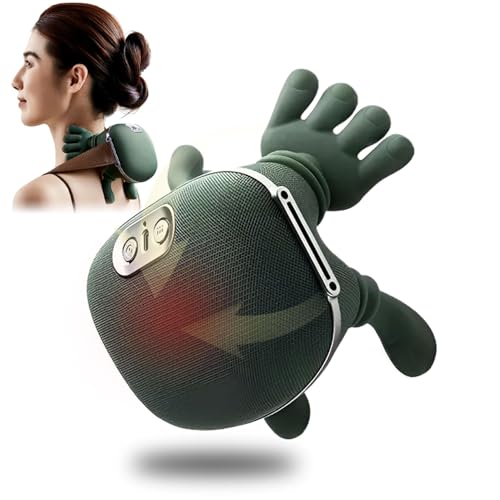 Masseur de cou pour le soulagement des douleurs oreiller de massage thermique rechargeable