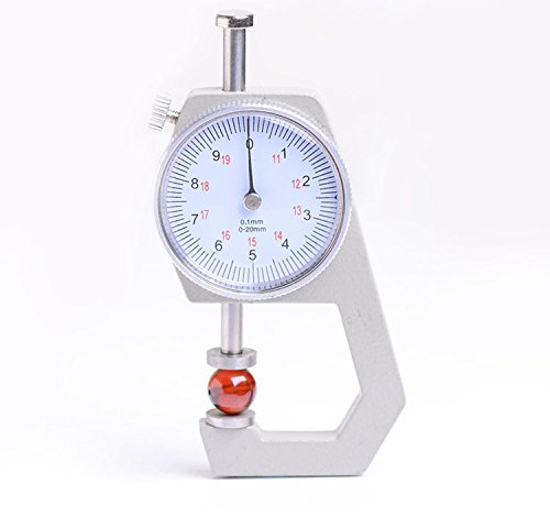 Calibrador de espesores con esfera para joyería, rango 0-20 mm, precisión 0,1 mm, marca TC, modelo TDC-20 miniatura 1